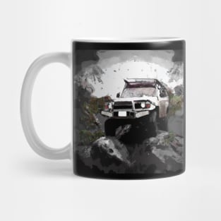 Toyota Land Cruiser J70 in the Drakensberg of South Africa Mug